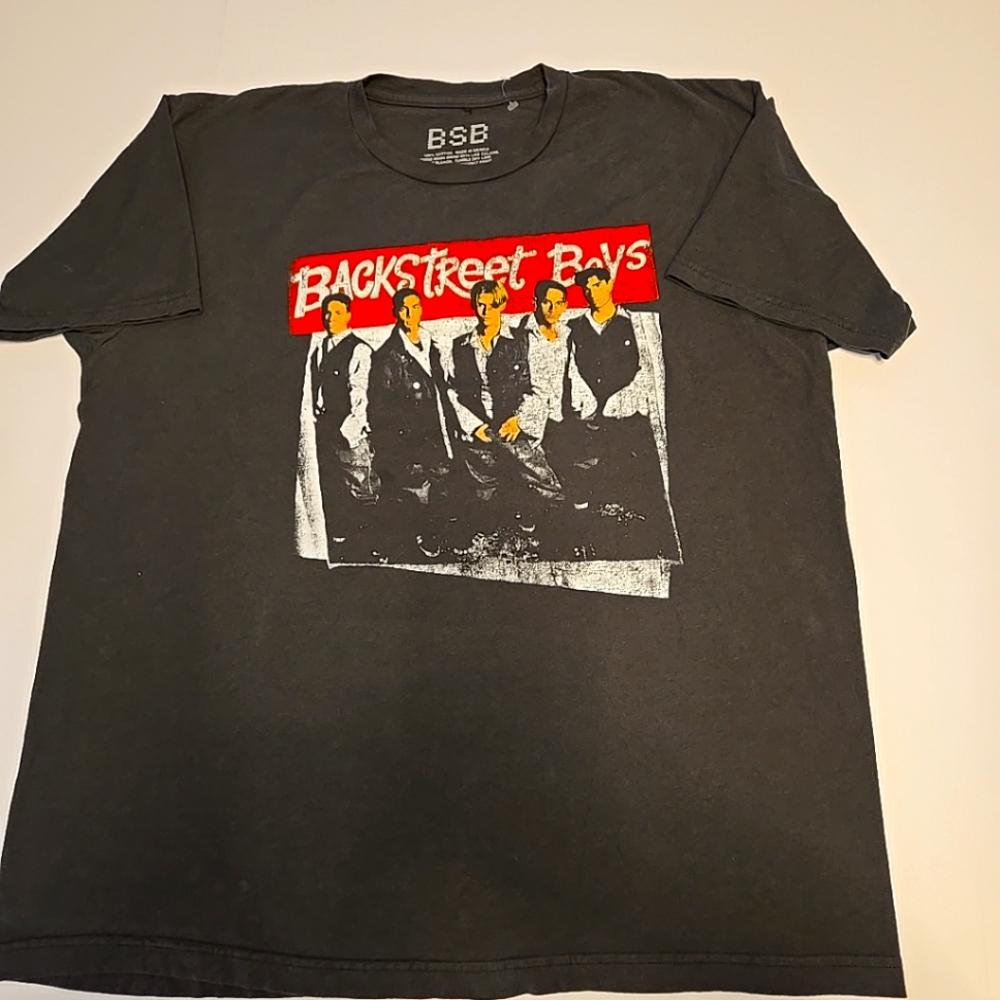 Back Strrwt Boys Entertainment Black Graphic T-Shirt
